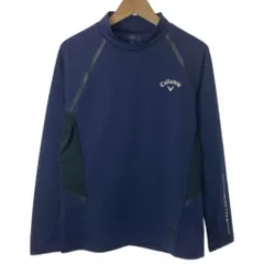 【中古】　Callaway　ゴルフウェア　ロンT　長袖　トップス　モックネック　ワンポイント　古着　/1158のサムネイル