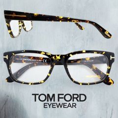 美品 TOM FORD メガネ TF5535-F-B 度なし ベッコウ柄 - メルカリ