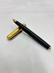 14K ヴィンテージ PILOT 万年筆 ブラック ゴールド - メルカリ