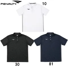 ペナルティ penalty  エンボスポロシャツ  サッカー フットサル ウェア ポロシャツ  22SS (PT2190)、81/ネイビーのサムネイル