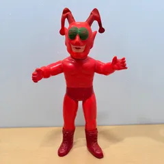 【当時物・希少】中嶋製作所 タイガーマスク レッドデスマスク ソフビ 昭和レトロ