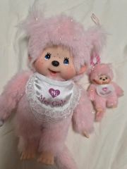 1918年発売 キッキー&ウッキー モンチッチ monchhichi ピンク - メルカリ