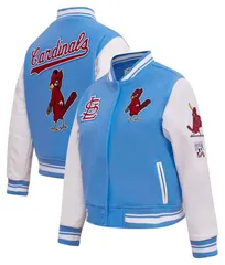 プロスタンダード レディース アウター ジャケット・ブルゾン Pro Standard Womenst Louis Cardinals Retro Varsity Jacket Blue ブルーのサムネイル
