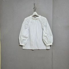 MANOF マノフ バックリボン ブラウス 36 ピンクベージュ 長袖 - メルカリ