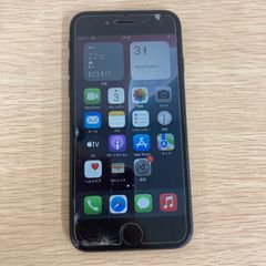 iPhoneSE2 (第2世代) ブラック 画面割れジャンク 64GB - メルカリ