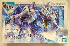 BANDAI SPIRITS HG 1/144 기동전사 건담 수성의 마녀 건담 에어리얼 퍼멧 스코어 식스