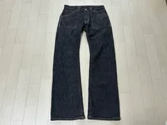 BLUE WAY フレアデニムパンツ ブーツカット M(30)   フラップポケット Y2K 日本製 【古着】ME6003IKE【匿名配送】のサムネイル