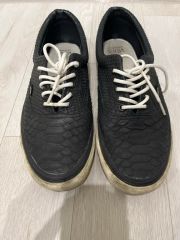 US9 wtaps vans ハイカットスニーカー ブラック 10-25 - メルカリ