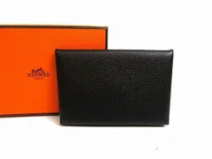 エルメス HERMES ヴォーエプソン カルヴィ カードケース 名刺入れ パスケース IDケース メンズ レディース 【未使用保管品】のサムネイル