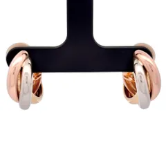 カルティエ Cartier トリニティ イヤリング K18YG 9.5g K18PG K18WG 3カラー イエロー ピンク ホワイト レディース【中古】のサムネイル
