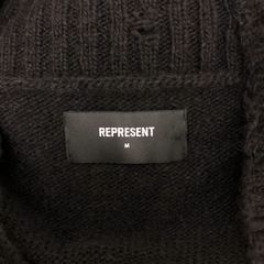 【新品】 REPRESENT / リプレゼント | Cardigan アルパカ ウール カーディガン | M | ブラック | メンズ