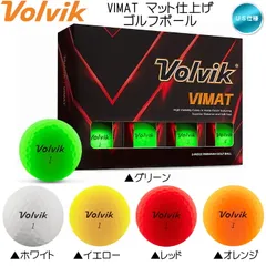2025 ボルビック Volvik Vimat ゴルフボール マット仕上げ 1ダース (12球入り) US仕様 新品 未使用のサムネイル