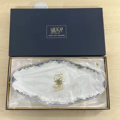 MIKASA BONE CHINA ミカサ ボーンチャイナ 大皿 オーバルプレート 花柄 箱付きのサムネイル