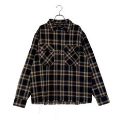 【美品】 REPRESENT / リプレゼント | Waffle Shirt チェック ワッフルシャツ | M | ブラウン系 | メンズ
