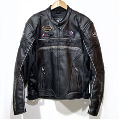 elf エルフ ライダースジャケット バイクジャケット アウター LLサイズ