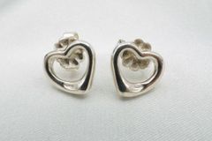 Tiffany&Co. ティファニー オープンハート シルバー ピアス - メルカリ