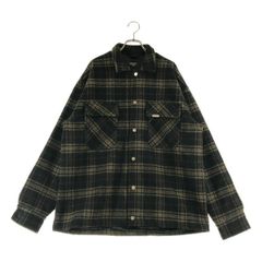 【美品】 REPRESENT / リプレゼント | Tartan Wool Overshirt フランネルシャツ | M | ブラック/ベージュ | メンズ