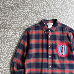 [ Archive アーカイブ Y2K ] visvim / 10’s JUNEAU WELD DENIM ls shirt　ビズヴィム　チェックシャツ　アーカイブ　裏原　長袖　オーセンティック　ジップ　マドラスチェック　ネルシャツのサムネイル