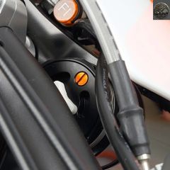KTM 125-500 EXC E 2008-2022 SX SXF XC XCF 2020-2022 오토바이용 M4X0.7 프론트 포크 에어 밸브 캡 스크류