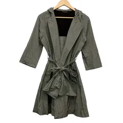 DRESSTERIOR(ドレステリア) コート レディース美品  - ダークブラウン×黒×白 長袖/チェック柄/春/秋のサムネイル