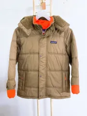 モンヴィンテージ (ジュニア M (10) patagonia パタゴニア ジュニア フリース バイカラー フード ダウンジャケットのサムネイル