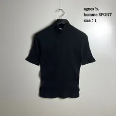 agnes b. homme SPORT 90s 00s france archive high neck Tee 1 S アニエスべーオムスポーツ フランス製 コットン ハイネックTシャツ アーカイブ レアのサムネイル