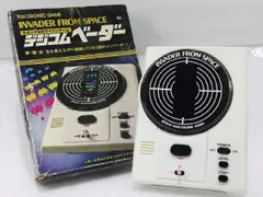 【質Banana】動作品 エポック社 デジコムベーダー INVADER FROM SPACE マイコンゲーム 昭和レトロ 当時物 箱付き 現品限り♪のサムネイル