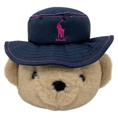 RLX (Ralph Lauren) Pouch - Excellent Condition - Beige x Navy x Multi Polo Bear/Golf Ball Pouch