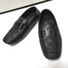 Ft1353861 ルイ・ヴィトン 靴 ドライビング ローファー モンテカルロ ダミエ #26.5cm レディース LOUIS VUITTON 中古のサムネイル