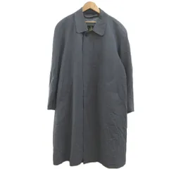ランバン LANVIN コート 絹 シルク R46-44 グレー ステンカラー 長袖 無地 /RY ■GY06のサムネイル