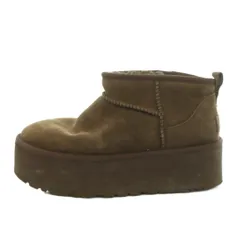 アグ オーストラリア UGG australia CLASSIC ULTRA MINI PLATFORM ムートンブーツ ショートブーツ 厚底 US7 24.0cm 茶 1135092 /MI ■GY12のサムネイル