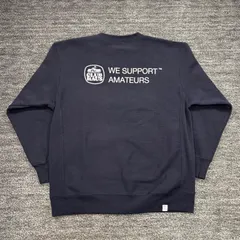 CLUB HAUS WSA WE SUPPORT AMATEURS CREWNECK SWEAT XXL クラブハウス スウェット ネイビー カスタム刺繍有りのサムネイル