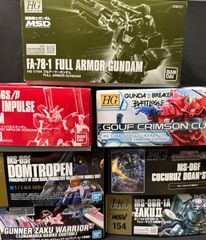 HG ガンプラ まとめ売り 6点セット R-ジャジャ ターンエーガンダム 他