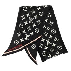 ルイヴィトン モノグラム ニットスカート S ブラック×レッドミニ
