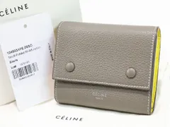 【質Banana】質屋鑑定☆美品 CELINE/セリーヌ スモール フォールデッド マルチファンクション 3つ折財布 104903XFL.09SO レザー 現品限り♪のサムネイル