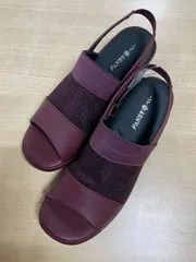 【新品未使用】3750円　L L サイズパンジーサンダル女性現品限りのサムネイル