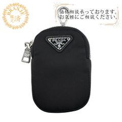 PRADA 1TT119 Re-Nylon 三角ロゴ ミニポーチ キーホルダー - メルカリ