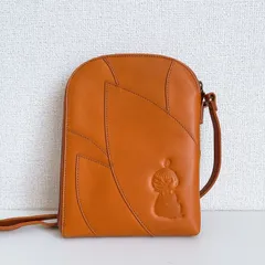 MOOMIN ムーミン リトルミイ ナチュラルレザーのミニポシェットのサムネイル