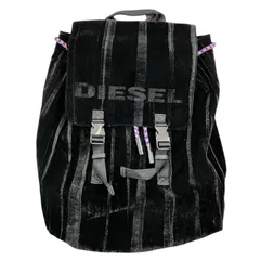 186000 現状品 DIESEL ディーゼル ベロア　バッグパック　のサムネイル