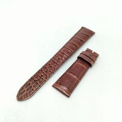パテックフィリップ 純正ベルト ダークブラウン クロコラグ幅20mm/16mm