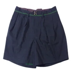 kolor カラー 23SS 23SCM-P02101 タック ショーツ ショートパンツ ダークネイビー系 2【中古】のサムネイル