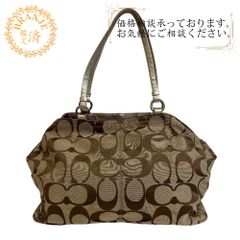 美品】 COACH コーチ シグネチャー ミニボストン サッチェル 11102