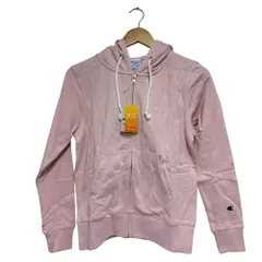 Champion レディース ZIPフーデッドスウェットシャツ UVカット ジップパーカー ライトピンク Mサイズ CW-T109のサムネイル
