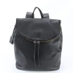 美品 TUMI トゥミ トレーサータグ付 48930D レザー リュックサック バックパック バッグ 本革 黒 A4 レディース RBM EC38-4【中古】のサムネイル