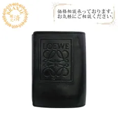 ロエベ コンパクトウォレット トライフォールド ウォレット アナグラム 三つ折り財布