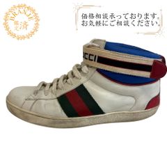GUCCIグッチ インターロッキングGGシェリーラインハイカットレザー