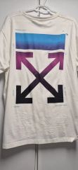 オフホワイト SEASONAL 半袖Tシャツ 綿 プリント 紫 M B4177 - メルカリ
