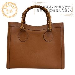 グッチ、バンブートートバック 幅41茶色 - メルカリ