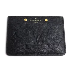 LOUIS VUITTON ルイ・ヴィトン ポルトカルト サーンプル カードケース アンプラント ブラック M69171 ICチップ レディース 中古 美品