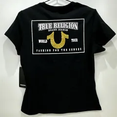 トゥルーレリジョン レディース Tシャツ 黒 Mサイズ Black【新品・未使用】のサムネイル